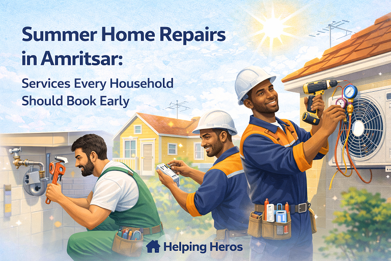 Summer Home Repairs in Amritsar: Services Every Household Should Book Early – The Helping Heros Blog
